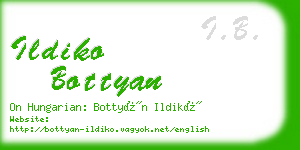 ildiko bottyan business card